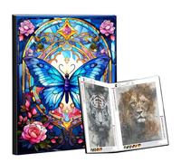 Bellatoi Diamond Painting Bilder Album A2, Raccoglitore per Dipinti a Diamante 5D, Diamond Painting Sammelmappe A2, Diamond Painting Storage Book (Copertina Colori, 30 Tasche 60 Pagine)