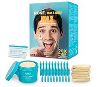 Belle Azul Nose Wax Kit ceretta naso e orecchie con cera d'api bio, 120 g