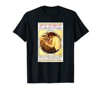Belle Epoque Art Nouveau Donna Scrittura Schizzo Disegno Maglietta