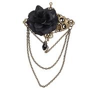 Belle Forcine Per Le Ragazze Non Slip Capelli Barrettes Bambini Dolce Punk Scheletro a forma di Rosa Spille Forcine 2 in 1