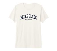 Belle Glade Florida Vintage Athletic Sports Design Maglietta Premium