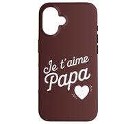 Belle Idee Cadeau d'anniversaire Fête des Pères pour Papa Custodia per iPhone 16