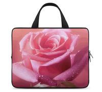 Belle immagini del fiore del manicotto del computer portatile Ultra-sottile, borse impermeabili del computer portatile, borsa protettiva portatile del computer con la cinghia della mano, Stile, 10inch