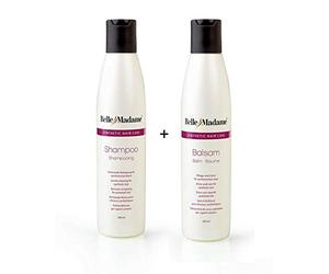 Belle, Kit di shampoo + balsamo per parrucche e capelli sintetici, 200ml