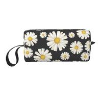 Belle margherite bianche, Borsa per il trucco Borsa per cosmetici Borsa da toilette da viaggio portatile Borsa per trucco Organizer