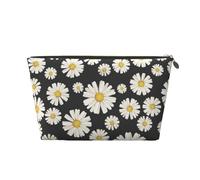 Belle margherite bianche, Borsa per il trucco Borsa per cosmetici Borsa da toilette da viaggio portatile Borsa da toilette