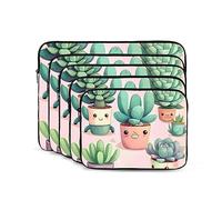 Belle piante grasse Custodia per laptop 12 pollici Manicotto Portatile Del Computer Portatile Antiurto Moda Borsa Del Computer Portatile per Le Donne Uomini Valigetta Del Computer Portatile