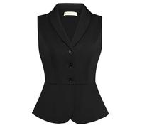 Belle Poque Gilet da donna con scollo a V Gilet da abito elegante Gilet da abito elegante per lavoro