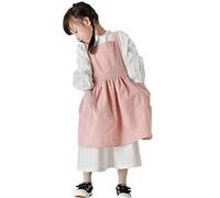 Belle ragazze Artigianato Grembiule Grembiule Elegante cotone Lino Grembiuli per bambini con tasche Cottura vestiti bambini Ragazze FAI DA TE Pittura senza maniche grembiule Tenere pulito 3-10 anni