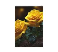 Belle rose gialle bandiera da giardino di benvenuto 2 x 3 ft double face no dissolvenza casa cortile bandiere sfondo foto banner festa per cortile portico prato decorazione esterna