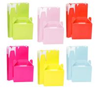 BELLE VOUS 24pz Scatole Cartone Regalo Colorate 14 x 6 x 11 cm - Scatola per