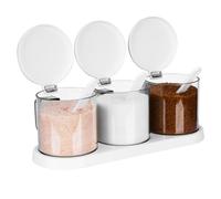 Belle Vous 3 Barattoli - Porta Zucchero Caffè Pasta - Contenitori da Cucina