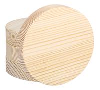 Belle Vous 4 Pezzi Tondo Legno Grezzo - 10 cm - Dischi Legno Naturale Spessi 20 mm - Legno per Pirografia, Fai Da Te, Decorazioni Natalizie e Placca Appendiabiti