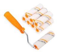 Belle Vous (9 Pezzi) Set Rullo Pittura - Telaio con 8 Rivestimenti in Microfibra - Finitura Liscia per Pareti, Soffitti e Superfici Piane - Pittura e Ristrutturazione