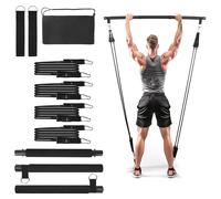 Belle Vous Attrezzi per Pilates Workout - con 4 Elastici da Allenamento - Set