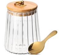 Belle Vous Barattolo in Vetro con Coperchio Ermetico e Cucchiaio - Barattoli