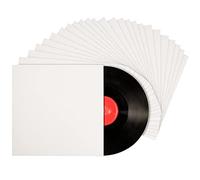 Belle Vous Buste Vinili 33 Giri LP Esterne Bianche (25pz)- Buste per Vinili da L31 x P31cm - Custodie Vinili Senza Foro Centrale, Buste di Carta Protettive Prive di Acidi- Custodia Dischi Vinile Carta