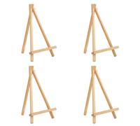 Belle Vous Cavalletto da Tavolo per Dipingere in Legno (Set da 4) - 30 cm -