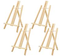 Belle Vous Cavalletto da Tavolo per Dipingere in Legno (Set da 4) - 40 cm -