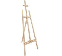 Belle Vous Cavalletto Legno Regolabile A-Frame - Cavalletto per Dipingere da 1,59 m - Cavalletto Pittura Treppiede Legno Pieghevole - Cavalletto in Legno per Tela/Pittura, Mostre, Disegni ed Arte