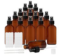 Belle Vous 16pz Bottigliette Vetro Mini Boccette Vetro Ambrato 120 ml con