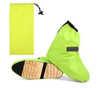 Belle Vous Copriscarpe Impermeabili - Copri Scarpe da Pioggia - Copriscarpa e Stivali da Moto - Antipioggia e Antiscivolo per Bici - Calosce in Materiale Impermeabile - Verde