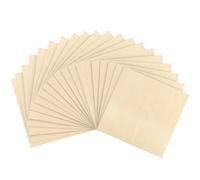 Belle Vous Pannello compensato di betulla da 3 mm, confezione da 20, 30 x 30 cm, per taglio laser, verniciatura, modellazione, incisione, canto, pirografia