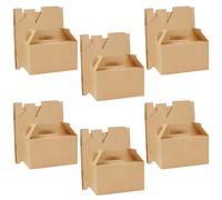 Belle Vous Scatola Regalo Cartone Kraft (24pz)- Scatola Cartone con Coperchio da