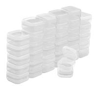 Belle Vous Scatole Plastica con Coperchio Incernierato Porta Minuteria (Set da