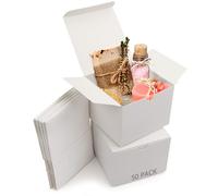 Belle Vous Scatole Regalo Cartone Bianche (50pz) - Scatola Carta Kraft da