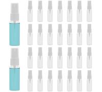 BELLE VOUS Set da 30 Bottigliette Spray Vuote in Plastica da 20 ml - Boccette Profumi Vuoti Nebulizzatore Profumo Ricaricabili Anti-Perdite - Per Viaggi, Oli Essenziali e Dopobarba