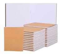 Belle Vous Set da 48 Quaderno Appunti Kraft con Copertina Marrone - Quaderno A6