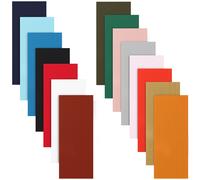 Belle Vous Toppe di Riparazione Tessuti Autoadesive (15 Toppe Nylon) - 10 x 25 cm - Toppe Adesive per Tessuti Impermeabili - Toppe per Vestiti, Toppe Piumino, Tenda, Sacco a Pelo e Fori Tessuto