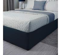 Belledorm Base avvolgente in jersey - Trasforma una base per letto dall'aspetto triste (blu marino, King)