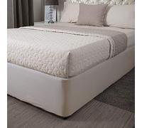 Belledorm, decorazione per letto in tessuto jersey - Trasforma una base per letto dall'aspetto triste (Colore: lino, 91 x 191cm)