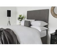 Belledorm Rivestimento per testiera - Trasforma un aspetto triste - Lussuosa pelle scamosciata sintetica - 70 cm di altezza (antracite, matrimoniale)