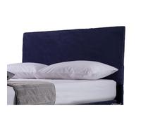 Belledorm - Testiera in finta pelle scamosciata, per letto king size, 152 x 60 cm, colore: blu navy