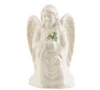 Belleek Angel of Protection - Handcrafted Guardian Angel Figurine Porcelain Irish Decor, 2.16"L x 2.08" W x 3.3" H, White