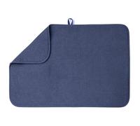 Bellemain - Tappetino scolapiatti XXL, 61 x 43 cm, in microfibra, super assorbente, colore: blu navy