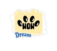Bellen YIP Bark Onomatopoeia Adesivi Citazione Sogno Decalcomanie in Vinile