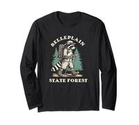Belleplain State Forest New Jersey Sentiero Escursionistico Raccoon Maglia a Manica