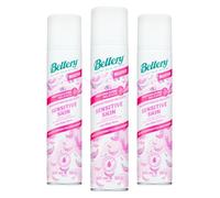 Bellery Sensitive Skin con Aloe Vera - Shampoo Secco Spray per Tutti i Tipi di Capelli - Formula leggera con Profumazione delicata e dermatologicamente testata - Per Pelle sensibile - 3 x 200ml