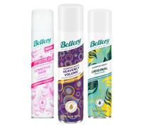 Bellery Shampoo Secco Spray per Tutti i Tipi di Capelli - Set composto da Original, Heavenly Volume e Sensitive Skin con profumazione delicata - 3 Shampoo Spray da 200ml