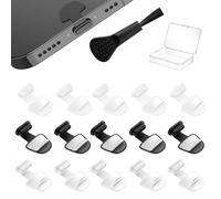 BelleVive 15 tappi antipolvere USB C in silicone connettore USB tipo C per la maggior parte dei telefoni cellulari di tipo C accessori tablet per iPhone 15 16 Pro Max Redmi Samsung Galaxy USB C
