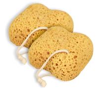 BelleVive 2 spugne da bagno, spugne da doccia più grandi per donne e uomini, spugna per il corpo esfoliante con schiuma densa per una pulizia delicata e accurata, ultra morbida per sensibile