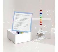 BelleVive Cattura Luce in Cristallo - Arcobaleno, Luce al Tuo Fianco, Regalo in Memoria, Regalo di condoglianze per la Perdita di Una Persona Cara, Lutto, Funerale, Regalo di condoglianze