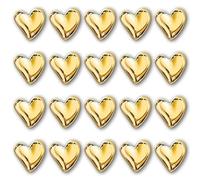 BelleVive Magneti per frigorifero, 20 pezzi, graziosi magneti decorativi a forma di cuore, per frigorifero, per lavagna, magneti, chiusura magnetica, forte tenuta, set di magneti decorativi per casa,