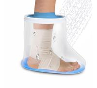 BelleVive protezione impermeabile per il piede durante la doccia, antiscivolo, per adulti, protezione per gessi e fasciature, protegge le medicazioni da bagnarsi