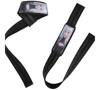 Bellezza 3D grigio cinghie di sollevamento dei capelli in neoprene imbottito cinghie da donna per powerlifting, allenamento della forza, bodybuilding