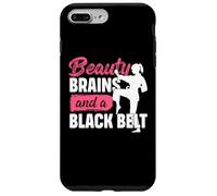 Bellezza Cervelli E Una Cintura Nera Arti Marziali Karate Ragazza Custodia per iPhone 7 Plus/8 Plus